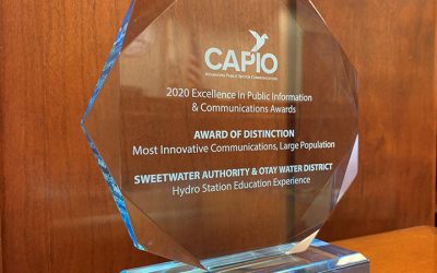 Sweetwater Auth Wins Statewide Award